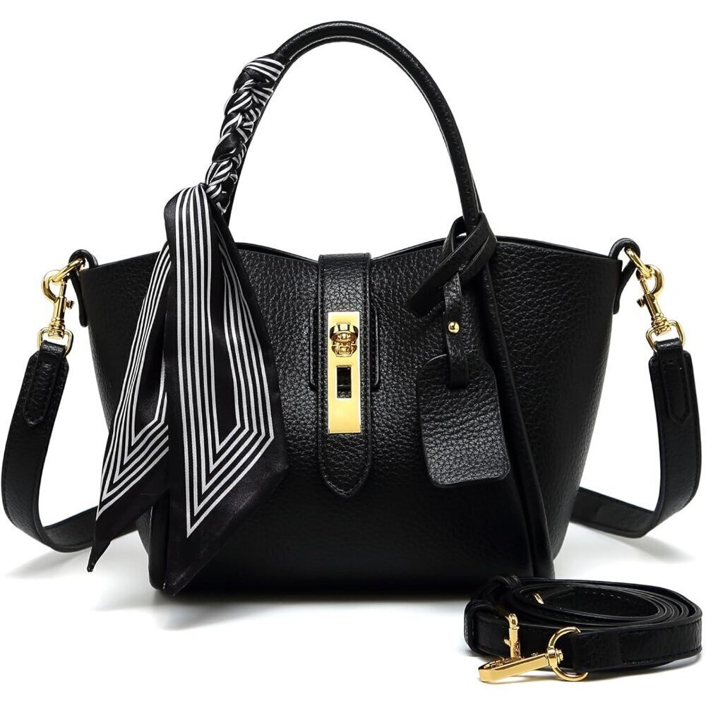 Women's Synthetic Leather Shoulder Bag Wallet Vintage Crossbody with Adjustable